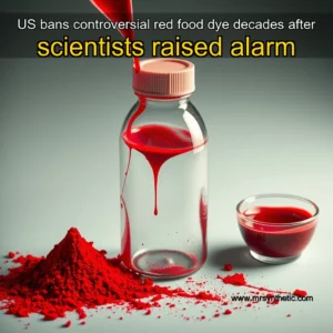 Read more about the article US bans controversial red food dye  decades after scientists raised alarm