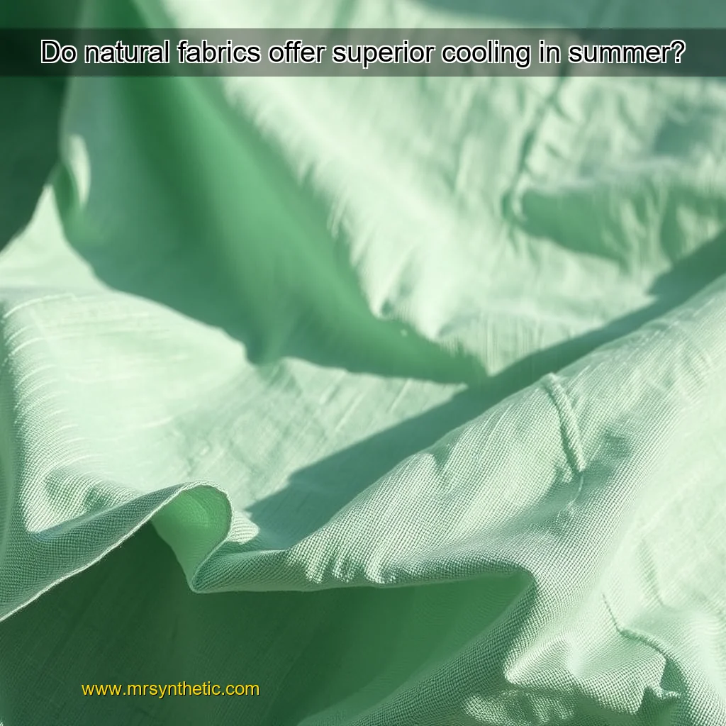 Read more about the article Do natural fabrics offer superior cooling in summer?