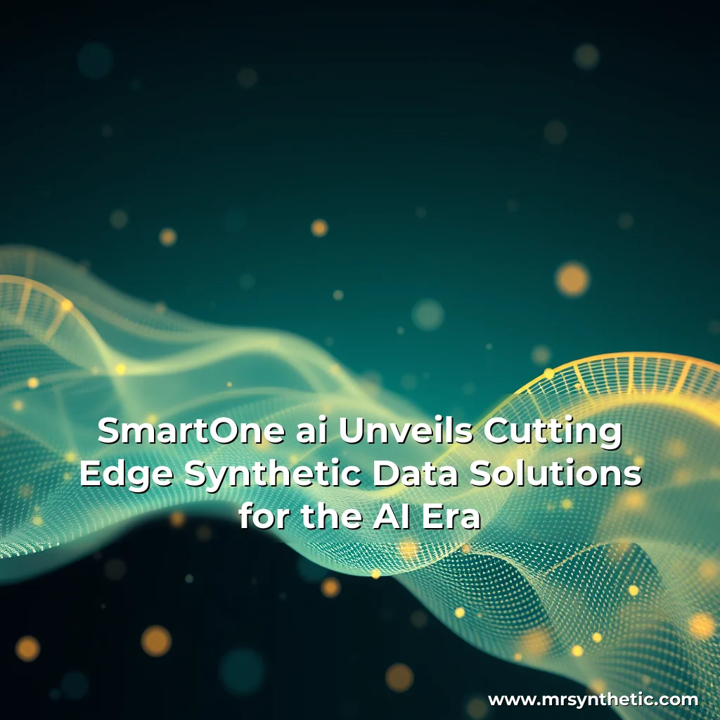 Read more about the article SmartOne  ai Unveils Cutting  Edge Synthetic Data Solutions for the AI Era