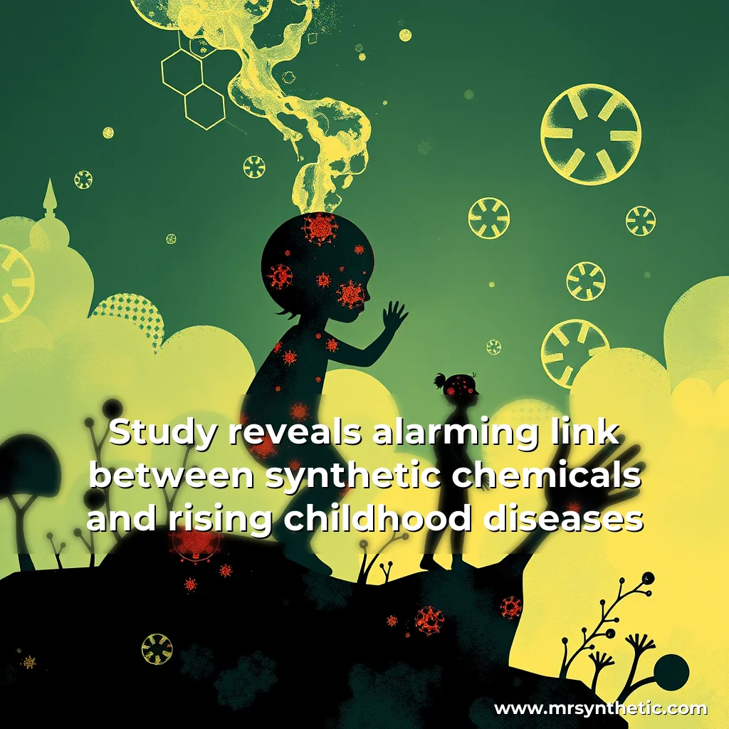 Read more about the article Study reveals alarming link between synthetic chemicals and rising childhood diseases