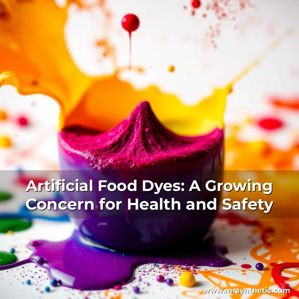 Read more about the article Artificial Food Dyes: A Growing Concern for Health and Safety