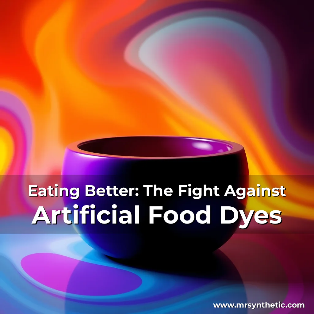 Read more about the article Eating Better: The Fight Against Artificial Food Dyes