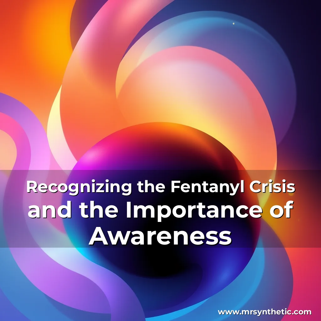 Read more about the article Recognizing the Fentanyl Crisis and the Importance of Awareness