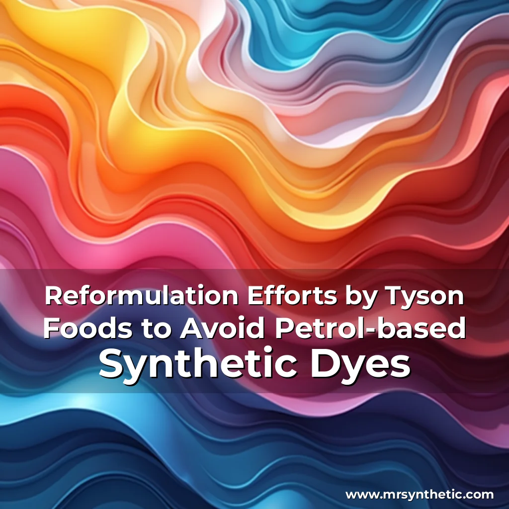 Read more about the article Reformulation Efforts by Tyson Foods to Avoid Petrol-based Synthetic Dyes