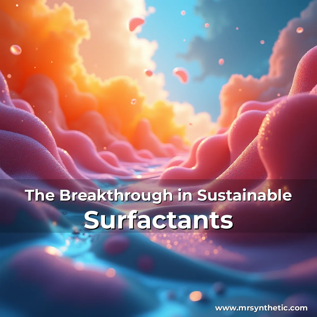 Read more about the article The Breakthrough in Sustainable Surfactants
