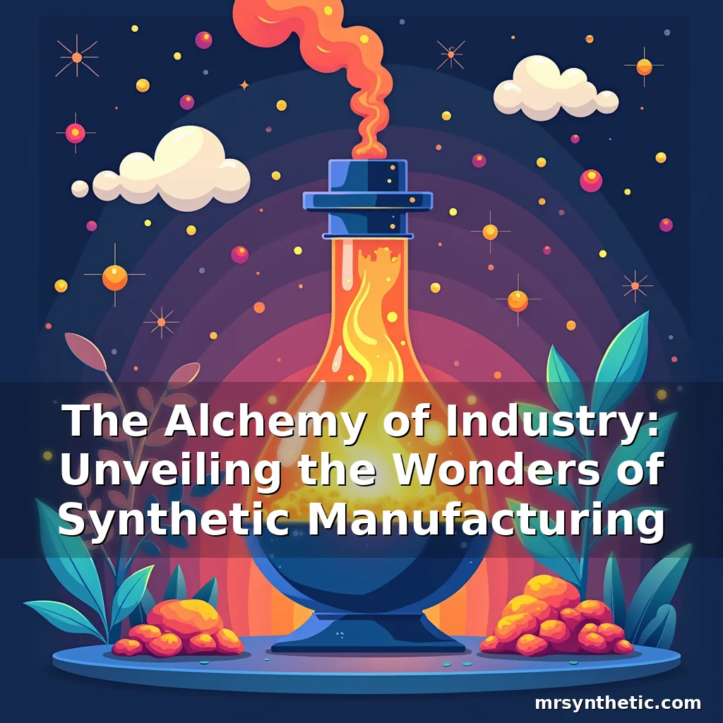 Read more about the article The Alchemy of Industry: Unveiling the Wonders of Synthetic Manufacturing