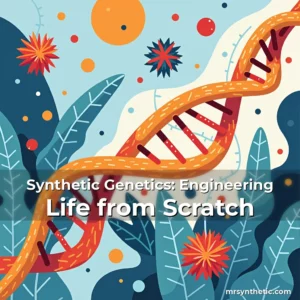 Artistic representation for Synthetic Genetics: Engineering Life from Scratch