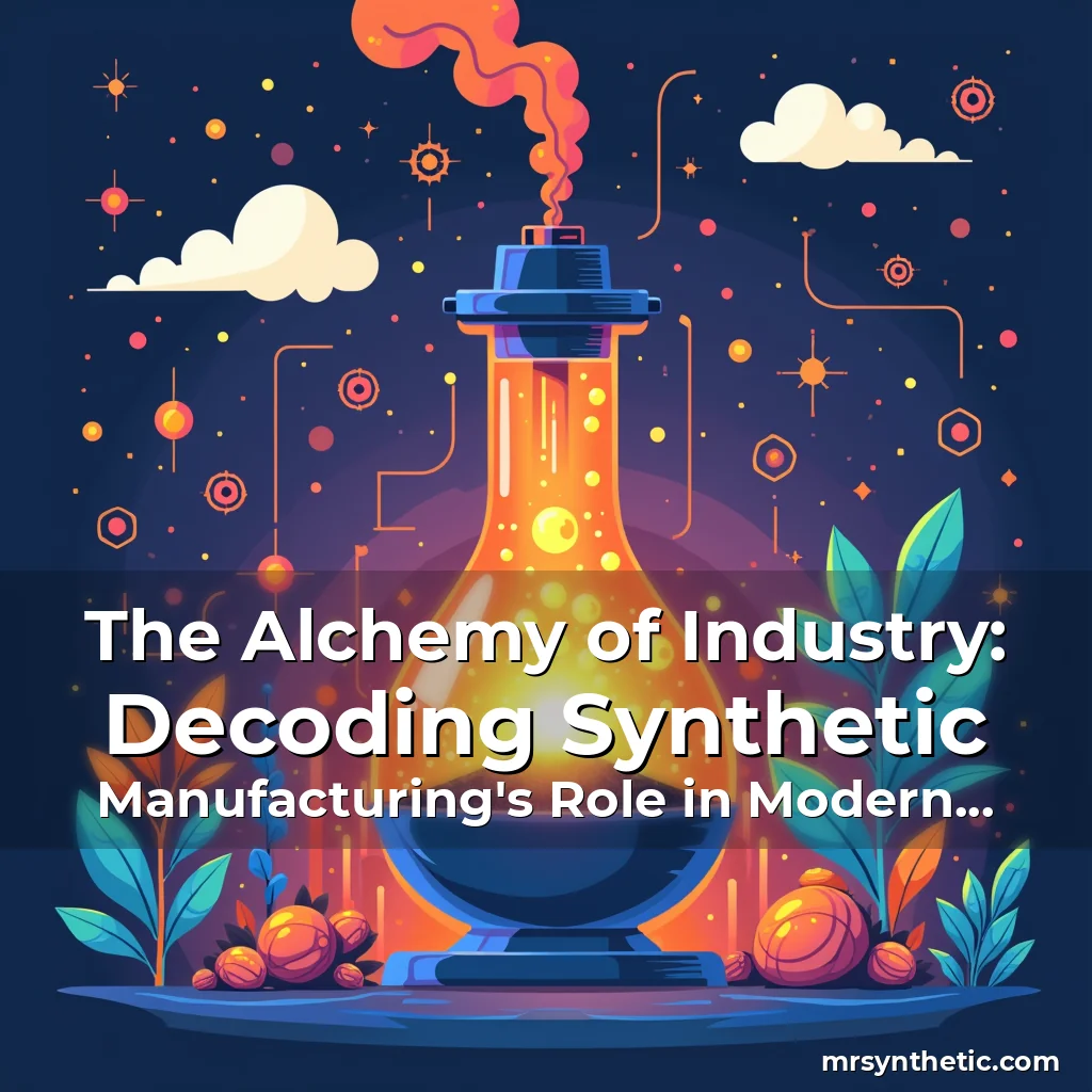 Read more about the article The Alchemy of Industry: Decoding Synthetic Manufacturing’s Role in Modern Innovation