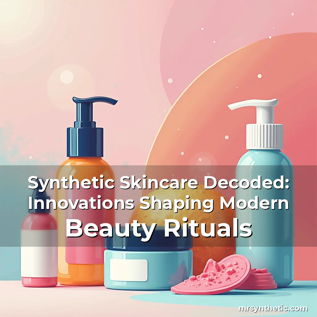 Read more about the article Synthetic Skincare Decoded: Innovations Shaping Modern Beauty Rituals