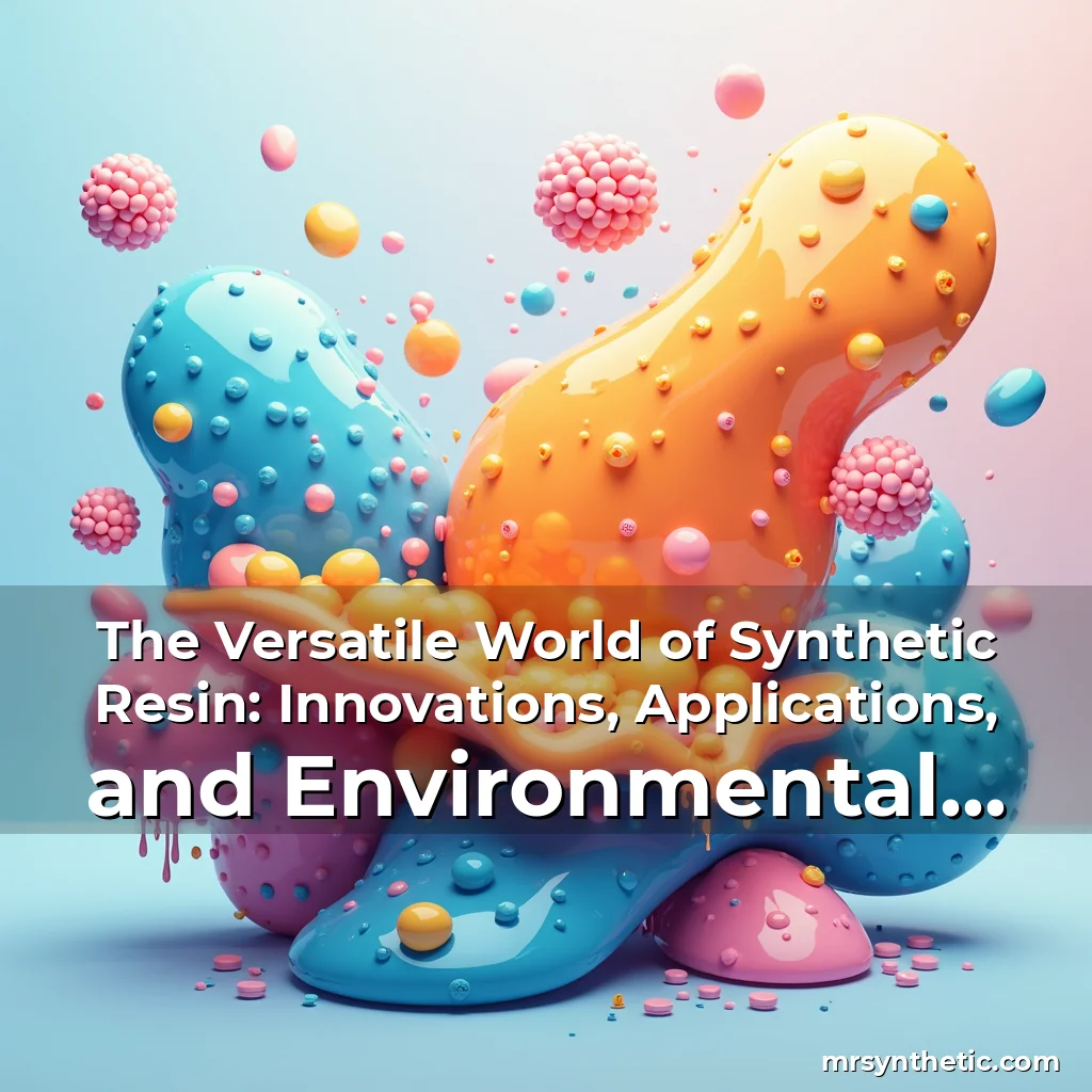 Read more about the article The Versatile World of Synthetic Resin: Innovations, Applications, and Environmental Considerations