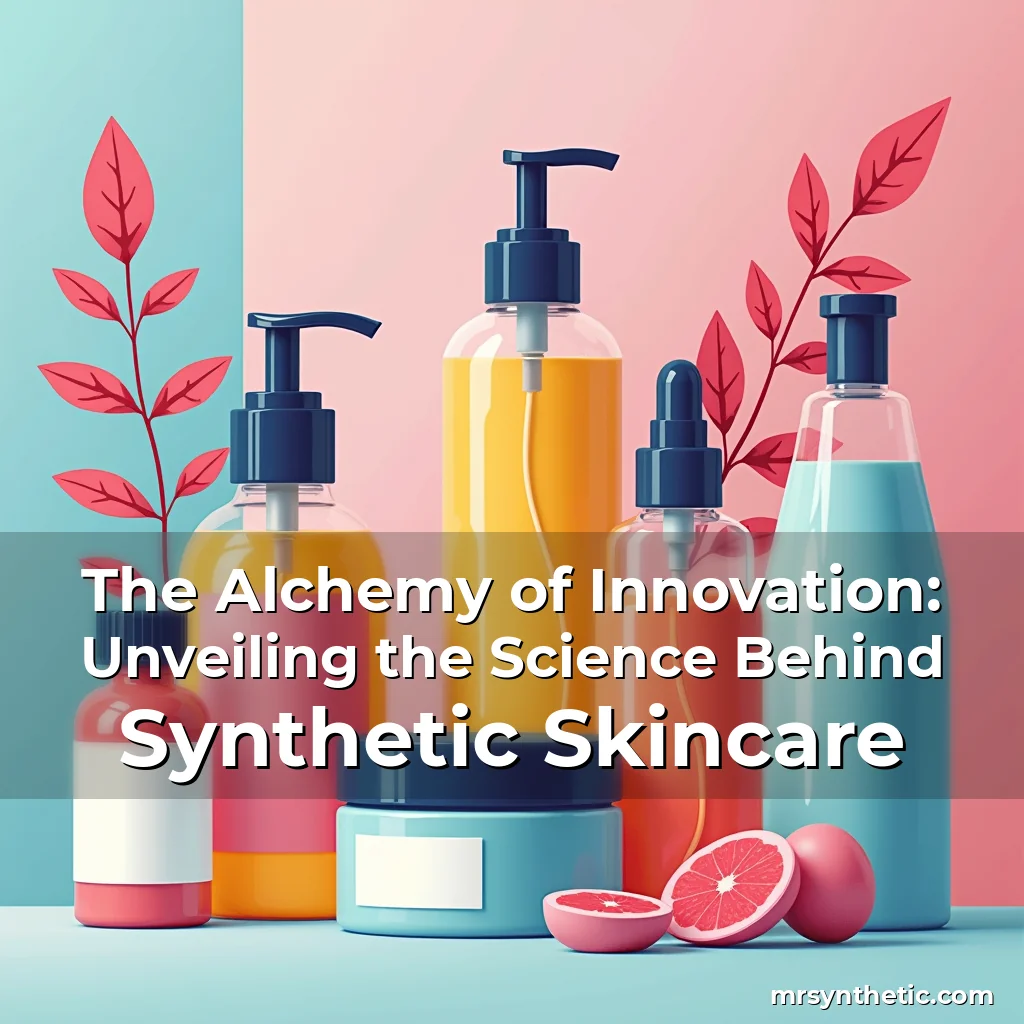Read more about the article The Alchemy of Innovation: Unveiling the Science Behind Synthetic Skincare